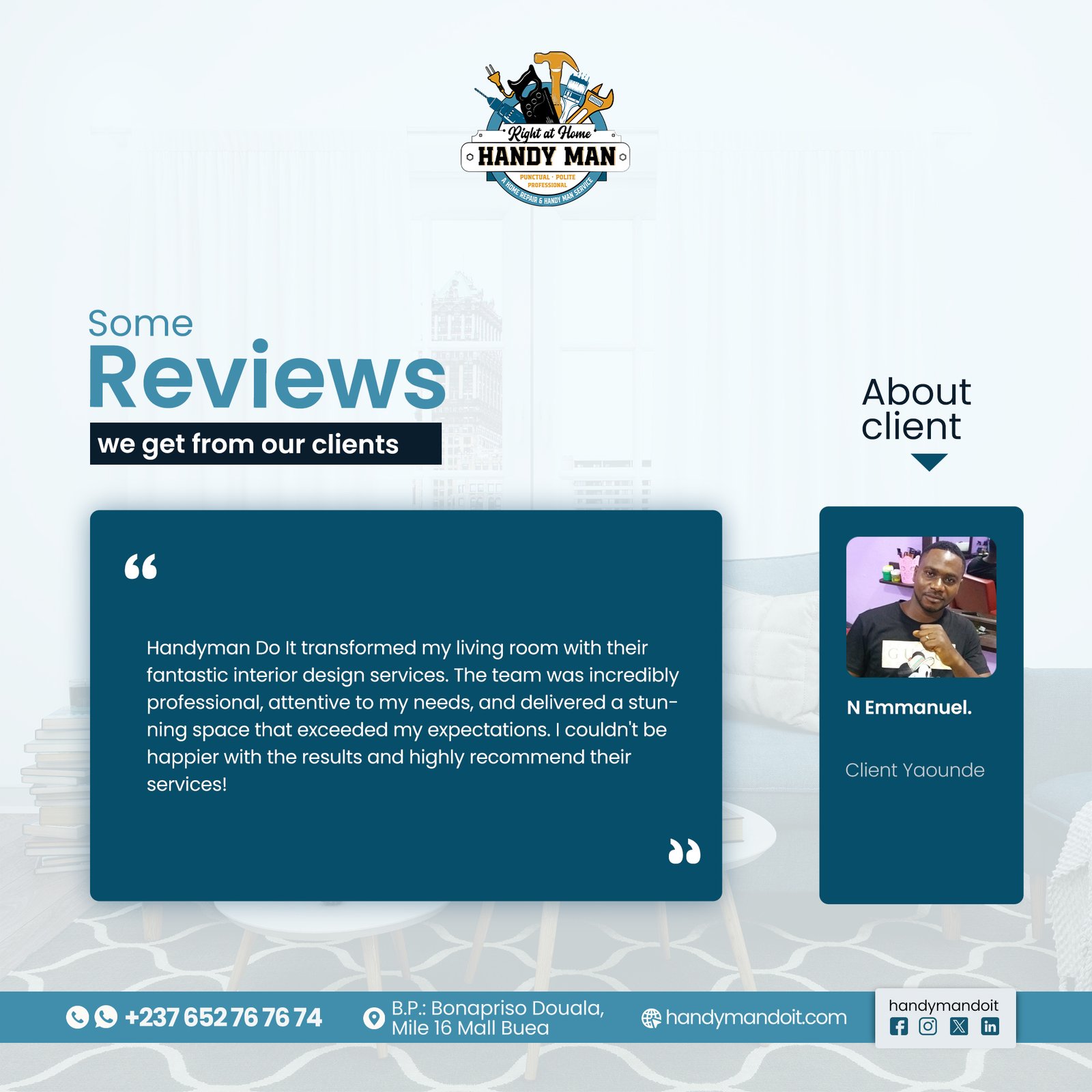 Handyman Do it - Signage & SignBoards Services | Handyman Do It Services - Handymandoit Cameroon - Handyman Do It Services Cameroon | Signage Services Cameroon, Signboard Services Cameroon, Custom Business Signs Cameroon, LED Signboards Cameroon, Acrylic Signs Cameroon, Shop Signs Cameroon, Office Signage Cameroon.