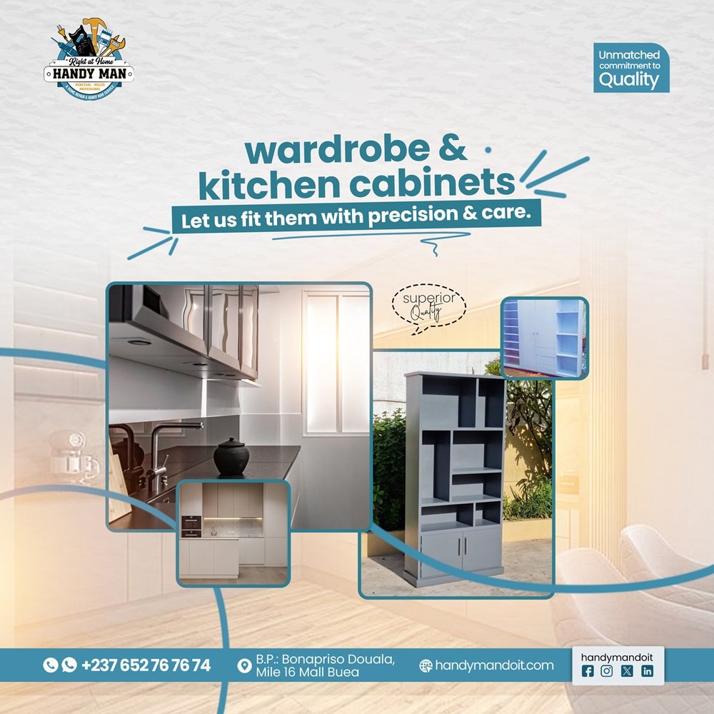 Handyman Do it - Repairs & Installations Services | Handyman Do It Services - Handymandoit Company - Handman Do it Cameroon | Repairs and Installations Services Cameroon, Home Repair Services Cameroon, Installation Services Cameroon, Handyman Repairs Cameroon